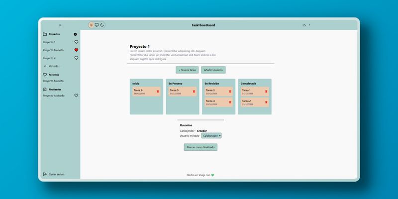 Task Flow Board Vue Demo image Task Flow Board Vue project demo