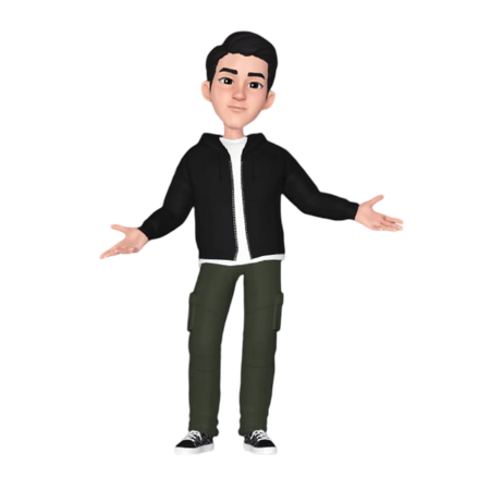 JMDev Character Character of my person making ok with the hand